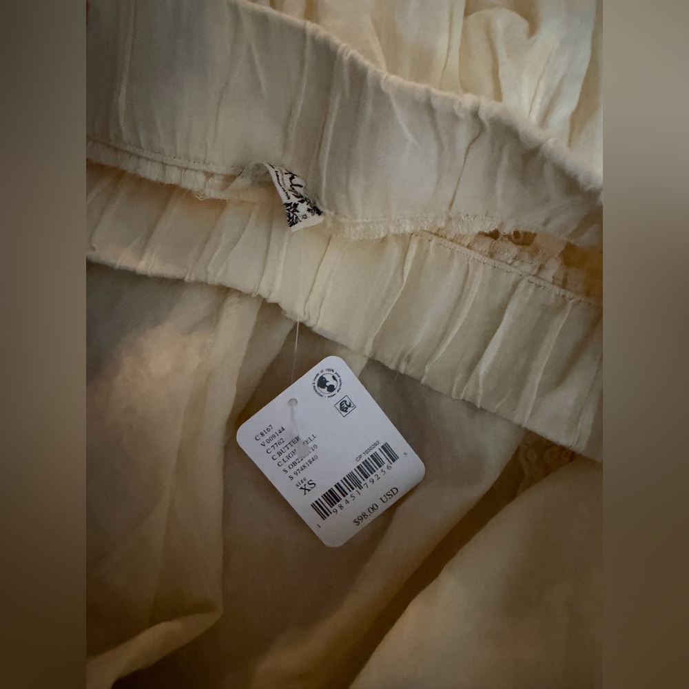 FREE PEOPLE 
Hey Lover Solid Sleep Pants - Butter - Picture 4 of 4
